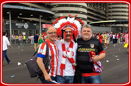 Llegando a San Siro